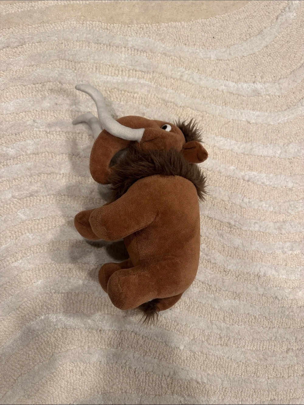 Brown Mammoth Plush Toy - Soft Stuffed Animal